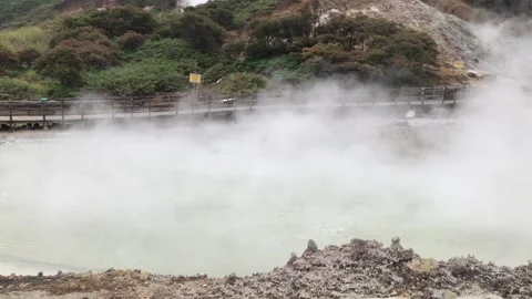 Steaming Geothermal Video stock 346159515