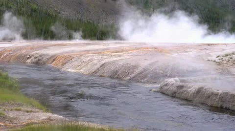 Steaming Geysers Video stock 11413429
