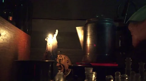 Steaming hot coffee pouring from pot Stock Footage 59796725