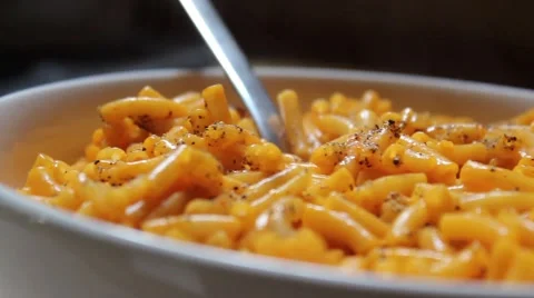 Steaming Hot Pasta Stock Footage 42373229