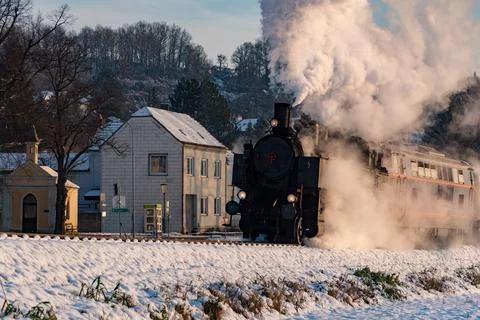 Steaming out of Town Stock Photos