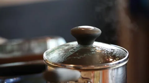 Steaming rice. Stock Footage 45494012