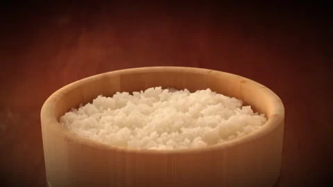 Steaming Rice in the Rice Cooker 스톡 동영상 332457205