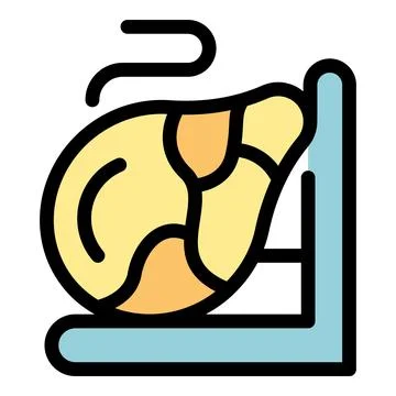 Steaming seashell resting on a surface, seafood concept Stock Illustration