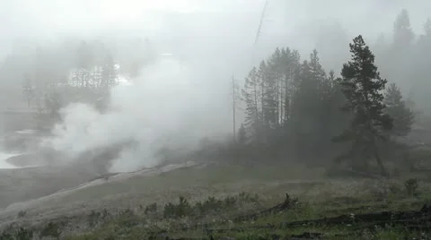 Steaming Sunrise Stock Footage 22794750