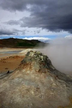 Steaming vent Stock Photos