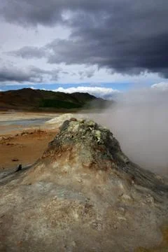 Steaming vent Stock Photos