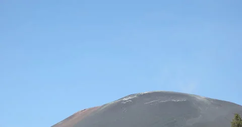Steaming Volcano in La Palma Stock Footage 202067208