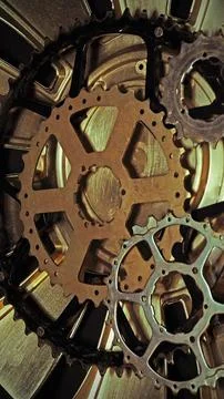 Steampunk background. Stock Photos
