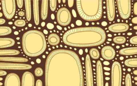 Steampunk decorative pattern. Stock Illustration