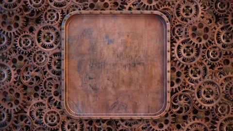 Steampunk Frame 1 Video stock 197319632