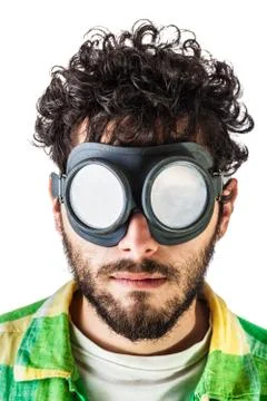 Steampunk portrait Stock Photos