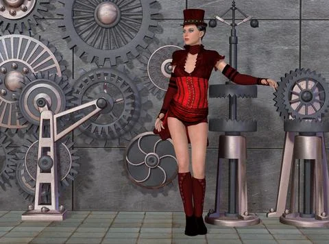 Steampunk Shyael Stock Illustration