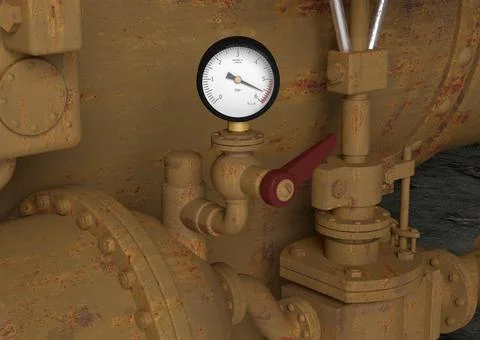 Steampunk style unit. Stock Photos
