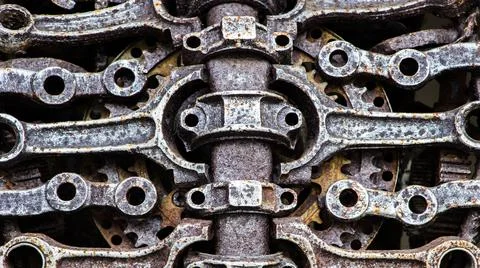 Steampunk texture, background Foto stock