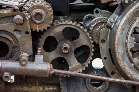 Steampunk texture Stock Photos