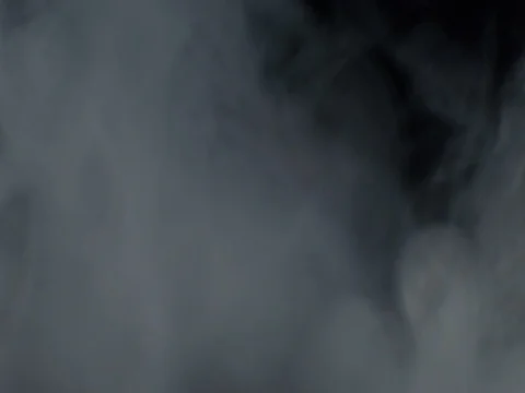 Steam(smoke) rise motion on black background. VFX element Stock Footage 80940351