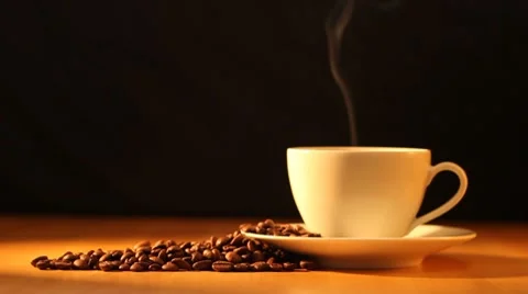 Steamy Coffee Stock Footage