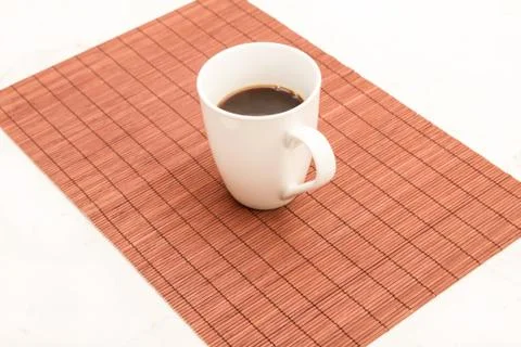 Steamy cup of coffee Stock Photos