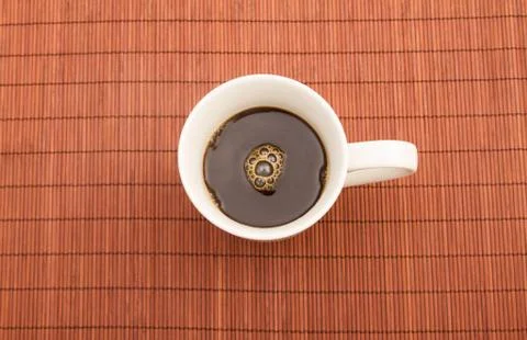 Steamy cup of coffee. Stock Photos