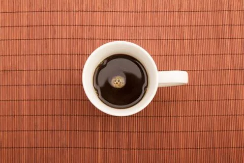 Steamy cup of coffee. Stock Photos