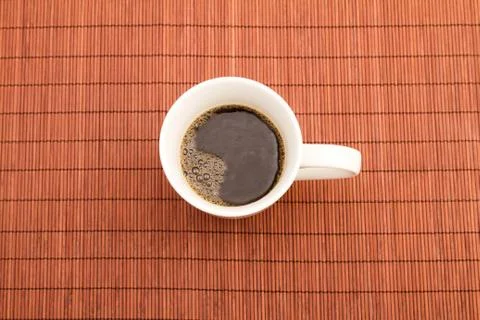 Steamy cup of coffee. Stock Photos