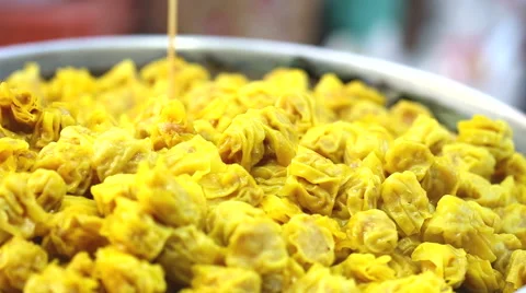 Steamy Dim Sum Stock Footage 45309526