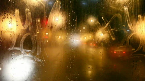 Steamy Rear Window Vídeo Stock 664669