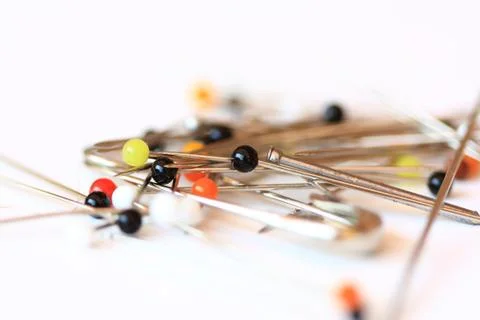 Stecknadel Koepfe Stock Photos