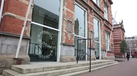 Stedelijk Museum Amsterdam Stock Footage 46154814