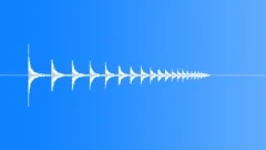 Steel Ball, Musket Bullet, Small, Dropped On Glass, V2 Sound Effect