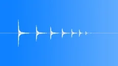 Steel Ball, Musket Bullet, Small, Dropped On Glass, V4 Sound Effect