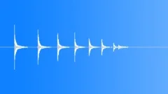Steel Ball, Musket Bullet, Small, Dropped On Glass, V3 Sound Effect