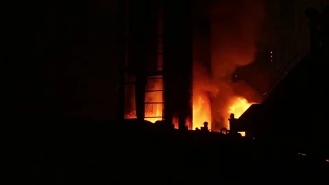 Steel-casting complex Stock Footage 72754155