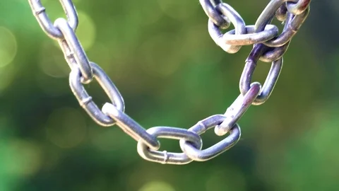 The steel chain Stock Footage 111414176