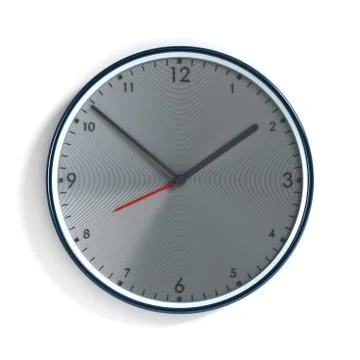 Steel clock Stock-Illustration