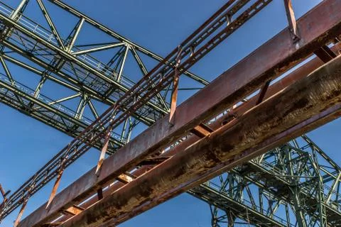 Steel construction Stock Photos