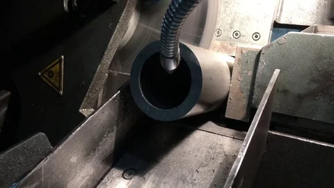 Steel Cut Close Up Video stock 82212612
