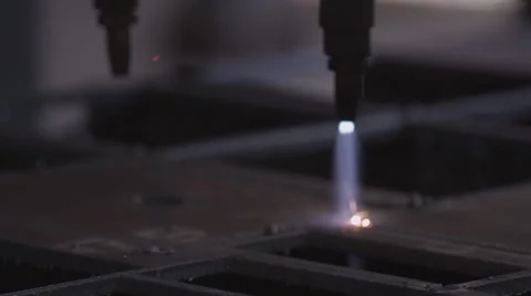 Steel Cutter / Weld close up view Stock Footage 55690775