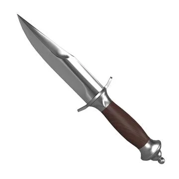 Steel Dagger Stock Illustration