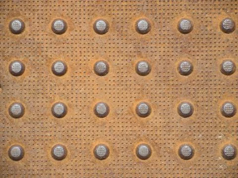 Steel Dot Pattern Stock Photos