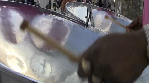 Steel Drums Stock Footage 12061537