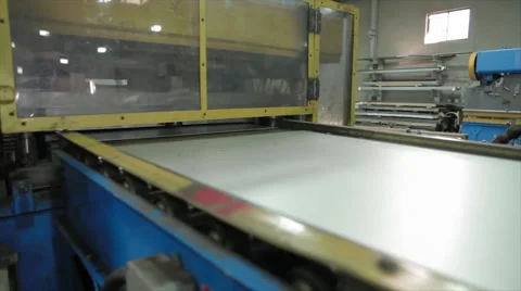 Steel Factory Machine Stock Footage 49385492