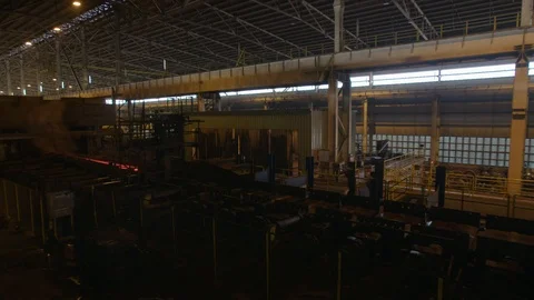 Steel factory process Stock Footage 94983214