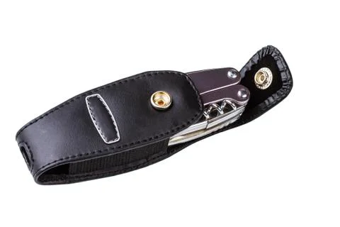 Steel folding multitool Stock Photos