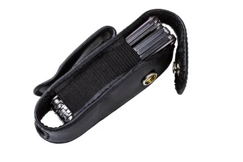 Steel folding multitool Stock Photos