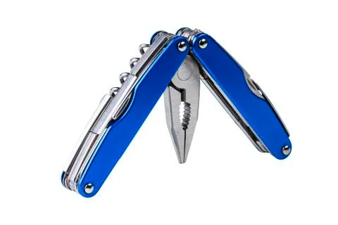 Steel folding multitool Stock Photos