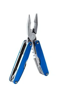 Steel folding multitool Stock Photos
