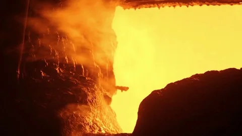 Steel foundry Stock Footage 72753787