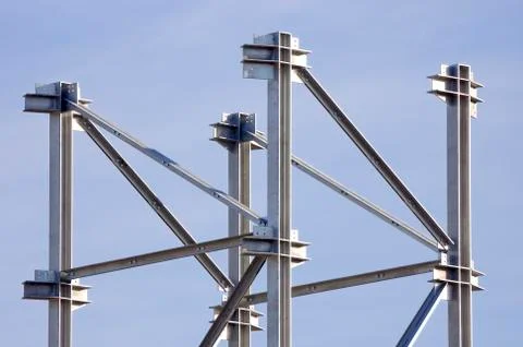 Steel framework Stock Photos